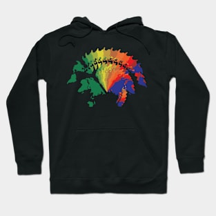 Earth, continents Hoodie